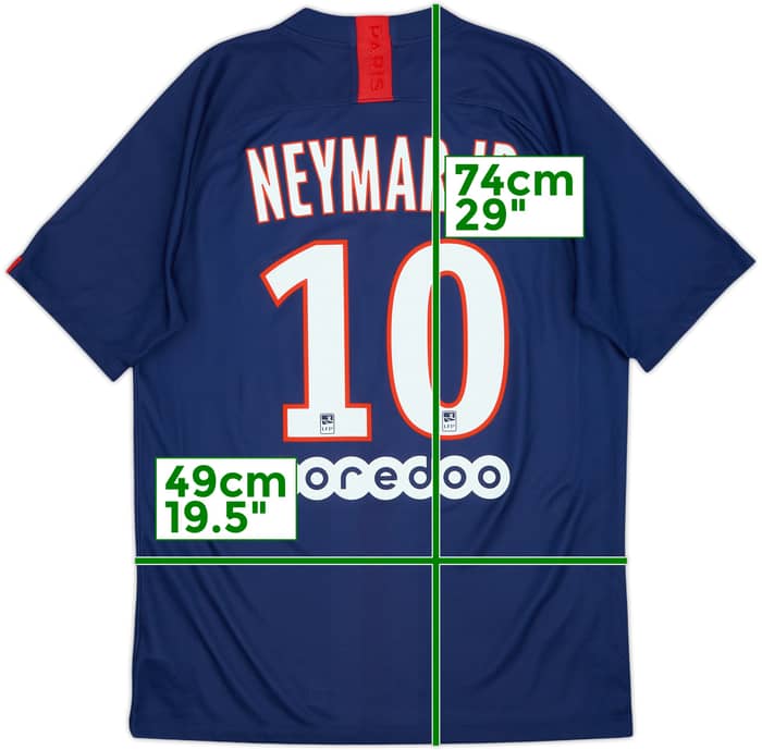 2019-20 Paris Saint-Germain Home Shirt Mbappe #7 - 8/10 - (M)