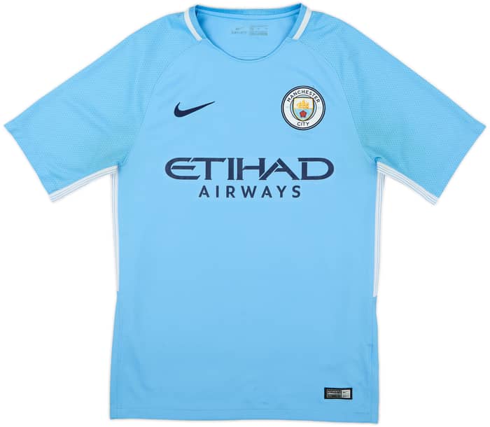 2017-18 Manchester City Home Shirt De Bruyne #17 - 6/10 - (S)