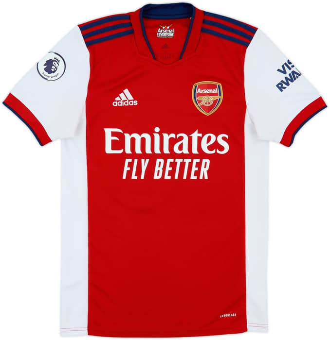 2021-22 Arsenal Home Shirt Smith Rowe #10 - 9/10 - (S)