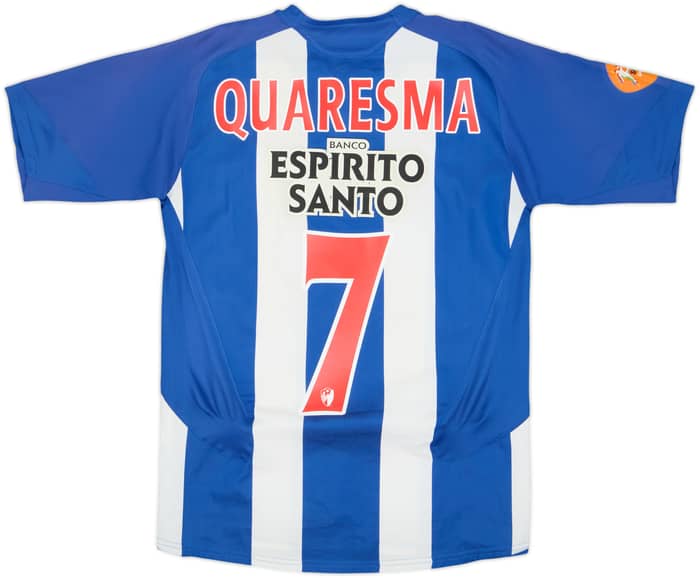 Camiseta de local de Porto 2005-06 Quaresma #7 - 6/10 - (XL.Niños)