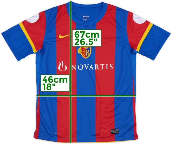 2011-12 FC Basel Home Shirt - 6/10 - (XL.Boys)