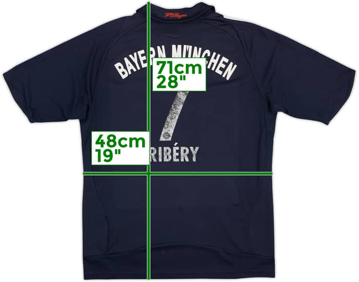 2008-09 Bayern Munich Away Shirt Ribery #7 - 4/10 - (XL.Boys)