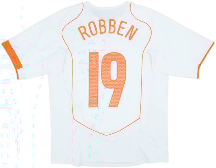 2004-06 Netherlands Away Shirt Robben #19 - 6/10 - (L)