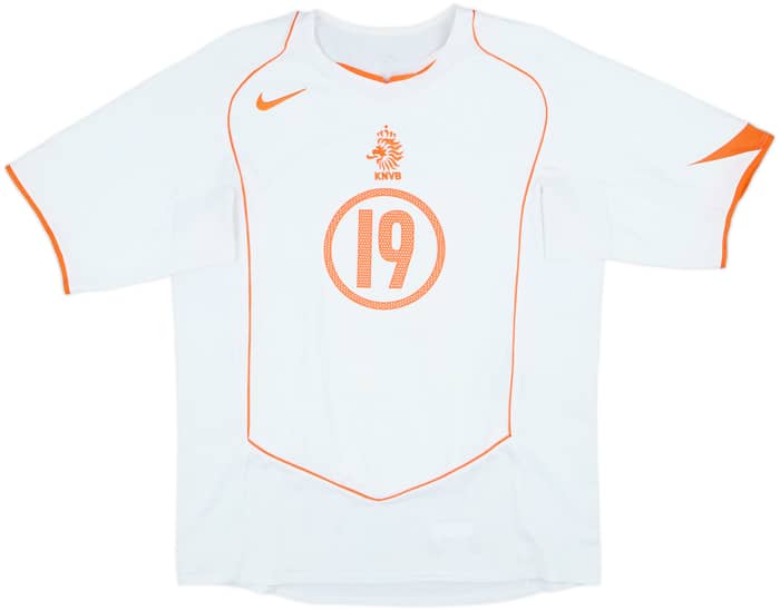 2004-06 Netherlands Away Shirt Robben #19 - 6/10 - (L)