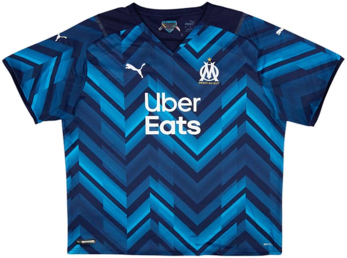 2021-22 Olympique Marseille Away Shirt - 9/10 - (XXL)