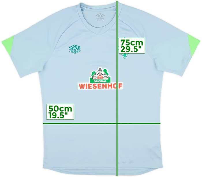 2018-19 Werder Bremen Player Issue Umbro Training Shirt - 9/10 - (L)