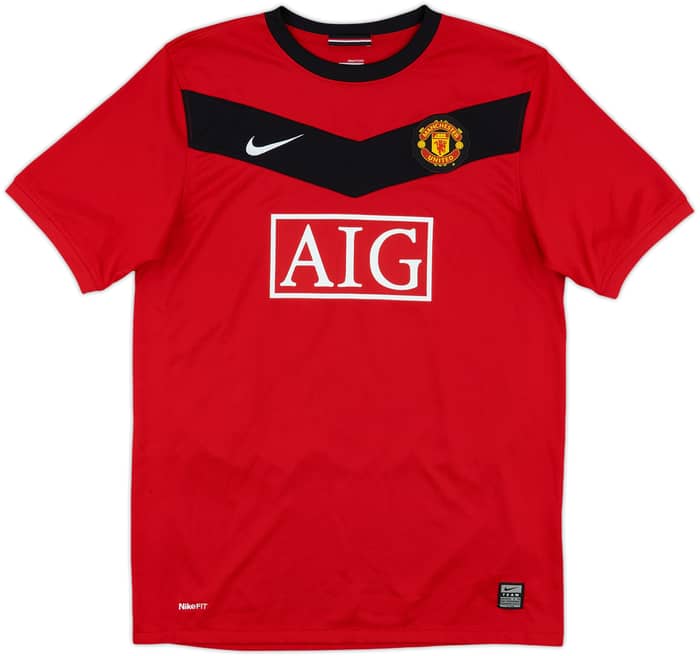2009-10 Manchester United Home Shirt Rooney #10 - 10/10 - (XL.Boys)