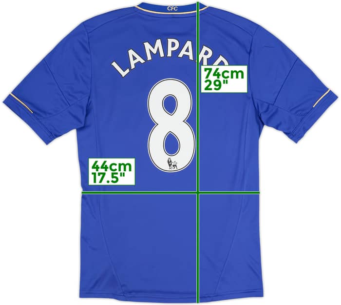 2012-13 Chelsea Home Shirt Lampard #8 - 6/10 - (S)