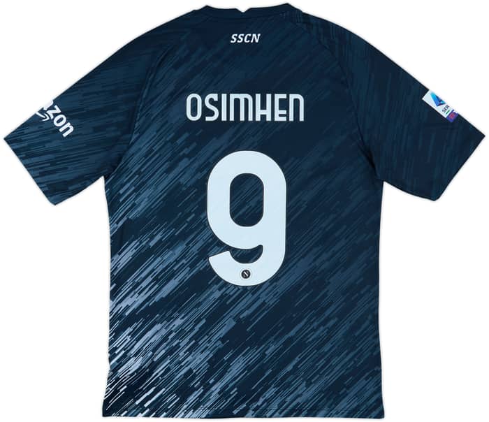 2022-23 Napoli Third Shirt Osimhen #9 - 7/10 - (XXL)