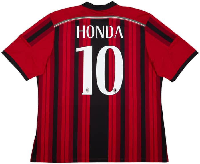 2014-15 AC Milan Home Shirt Honda #10 - 10/10 - (XXL)