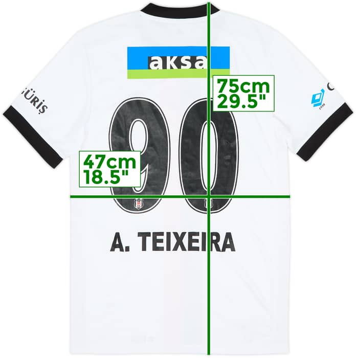 2021-22 Besiktas Home Shirt A.Teixeira #90 (S)