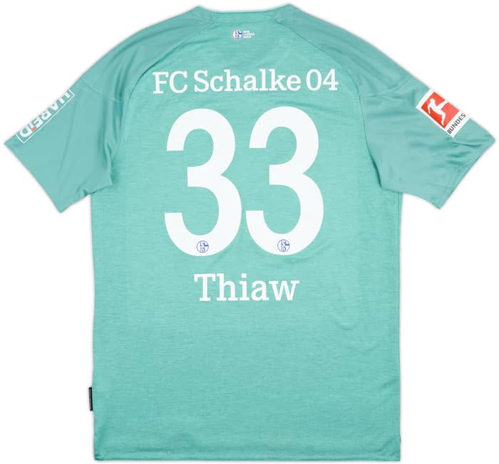 2020-21 Schalke Third Shirt Thiaw #33 - 10/10 - (L)