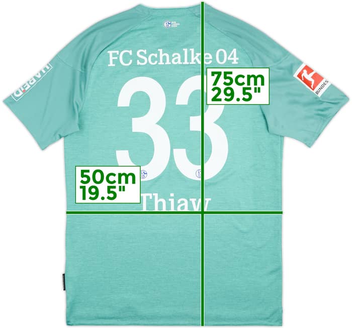 2020-21 Schalke Third Shirt Thiaw #33 - 10/10 - (L)