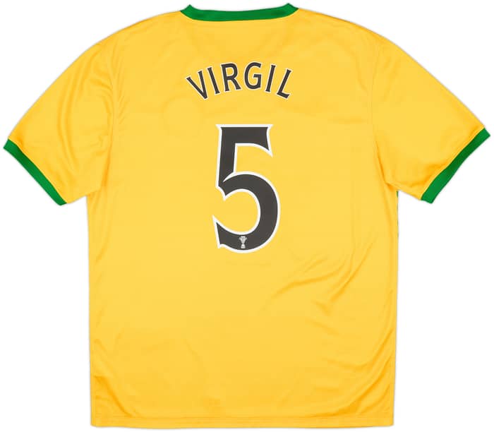 2013-14 Celtic Away Shirt Virgil #5 - 8/10 - (L)