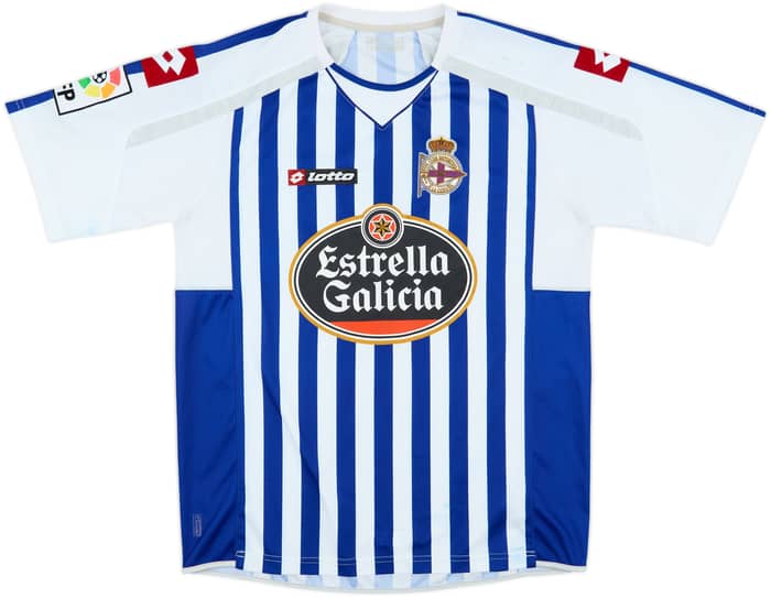 2010-11 Deportivo de La Coruna Home Shirt Mirko #7 - 4/10 - (XL)