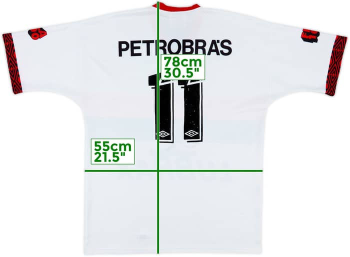 1995-96 Flamengo Centenary Away Shirt #11 - 3/10 - (L)