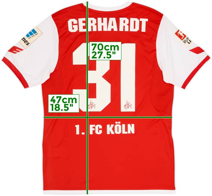 2013-14 Koln Away Shirt Gerhardt #31 - 8/10 - (M)