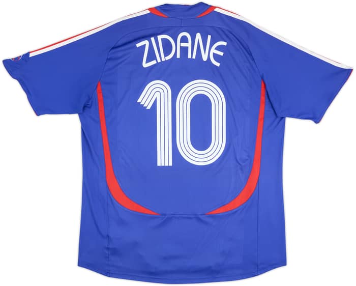 2006-07 France Home Shirt Zidane #10 - 6/10 - (XL)