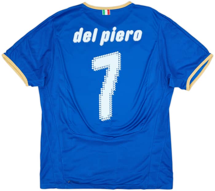 2007-08 Italy Home Shirt Del Piero #7 - 8/10 - (L)