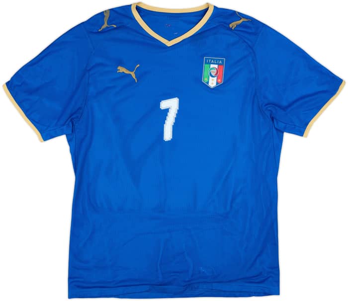 2007-08 Italy Home Shirt Del Piero #7 - 8/10 - (L)