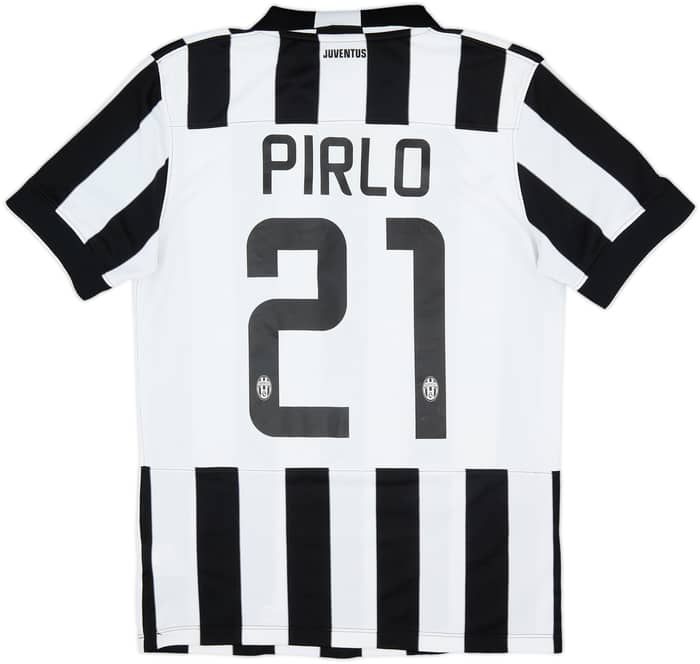2014-15 Juventus Home Shirt Pirlo #21 - 8/10 - (M)
