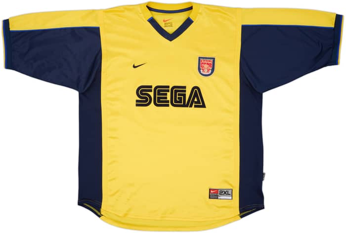1999-01 Arsenal Away Shirt Bergkamp #10 - 8/10 - (XXL)