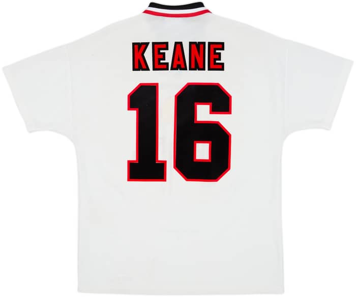 1996-97 Manchester United Away Shirt Keane #16 - 6/10 - (L)