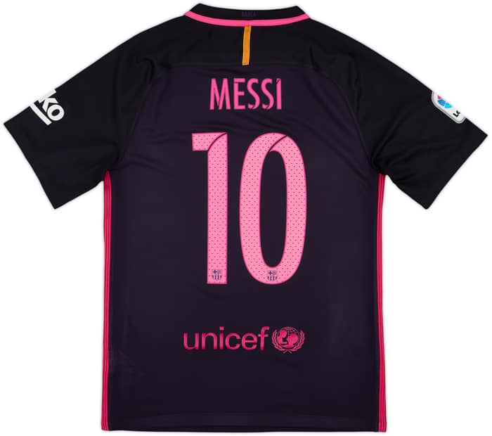 2016-17 Barcelona Away Shirt Messi #10 - 9/10 - (S)