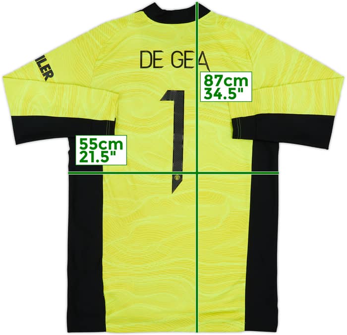 2021-22 Manchester United GK Shirt De Gea #1 - 6/10 - (L)