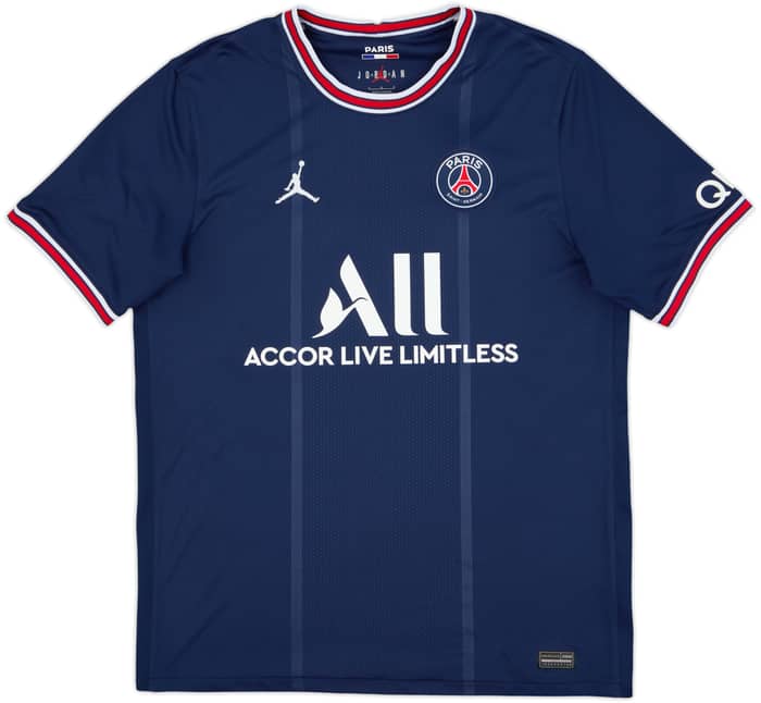 2021-22 Paris Saint-Germain Home Shirt Messi #30 - 9/10 - (L)