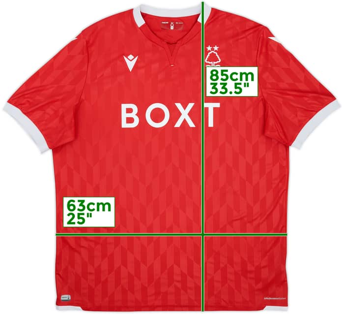 2021-22 Nottingham Forest Home Shirt - 6/10 - (4XL)