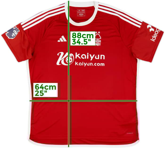 2023-24 Nottingham Forest Home Shirt - 8/10 - (XXL)