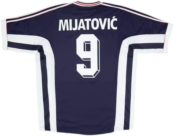 1998-99 Yugoslavia Home Shirt Mijatovic #9 - 8/10 - (L)