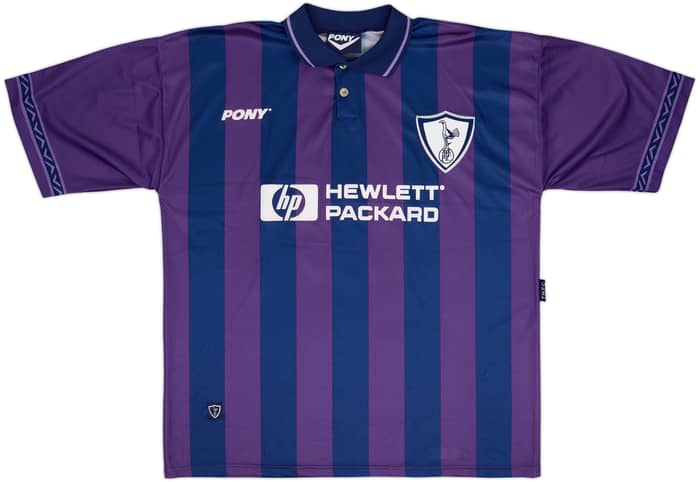 1995-97 Tottenham Away Shirt Sheringham #10 - 8/10 - (XL)