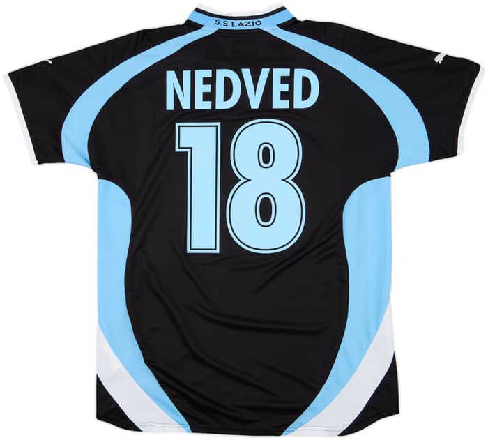 2000-01 Lazio Away Shirt Nedved #18 - 7/10 - (XL)