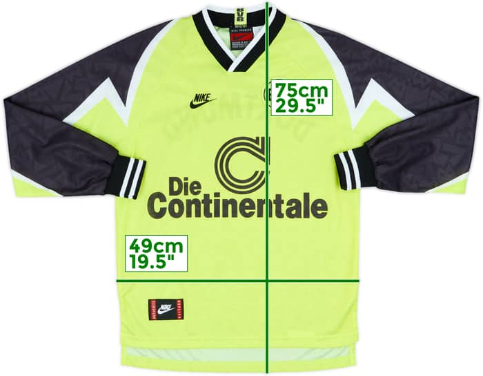 1995-96 Borussia Dortmund Home L/S Shirt - 8/10 - (S)