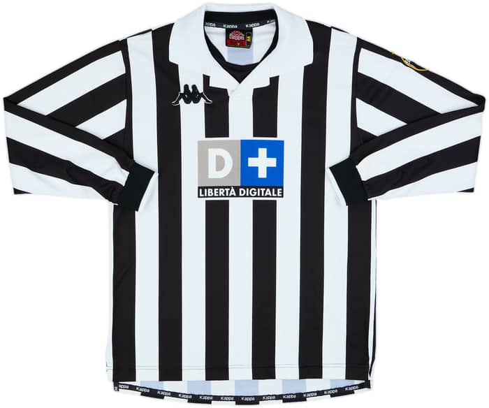 1998-99 Juventus Home L/S Shirt Zidane #21 - 9/10 - (M)