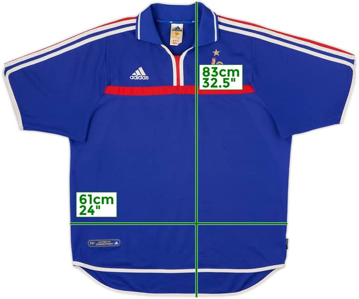 2000-02 France Home Shirt - 5/10 - (XL)