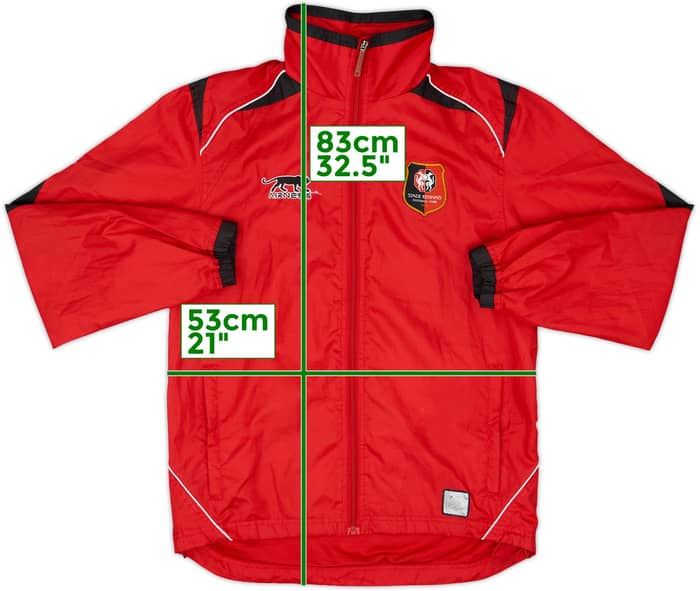 2005-06 Stade Rennais Airness Chaqueta impermeable con capucha - 8/10 - (S)