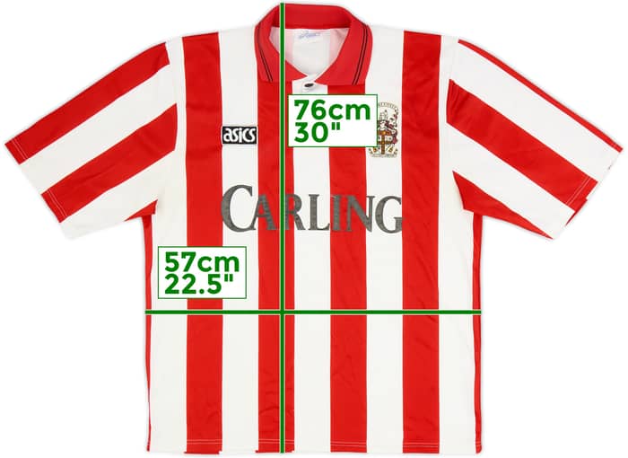 1993-94 Stoke City Home Shirt - 8/10 - (L)