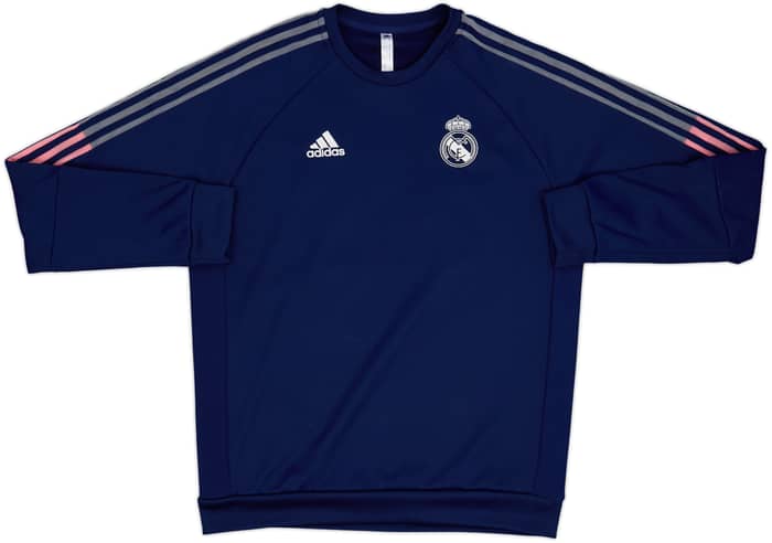 2020-21 Real Madrid adidas Sweat Top - 9/10 - (L)