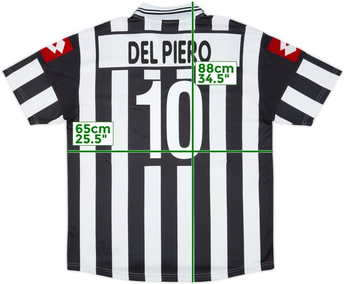2001-02 Juventus Home Shirt Del Piero #10 - 6/10 - (L/XL)