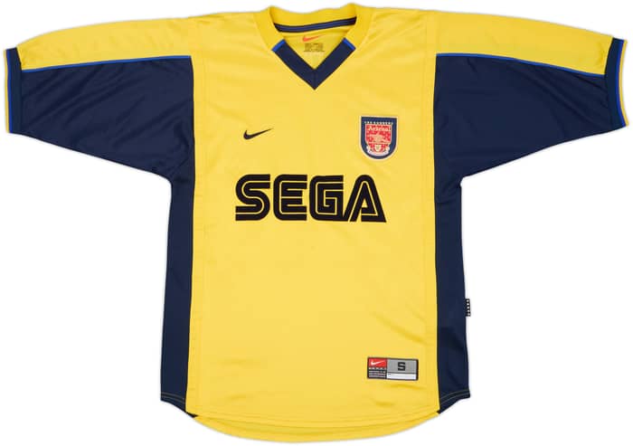 1999-01 Arsenal Away Shirt Bergkamp #10 - 8/10 - (S)