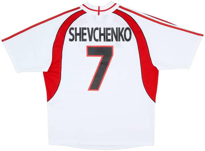 2000-02 AC Milan Away Shirt Shevchenko #7 - 10/10 - (XL)