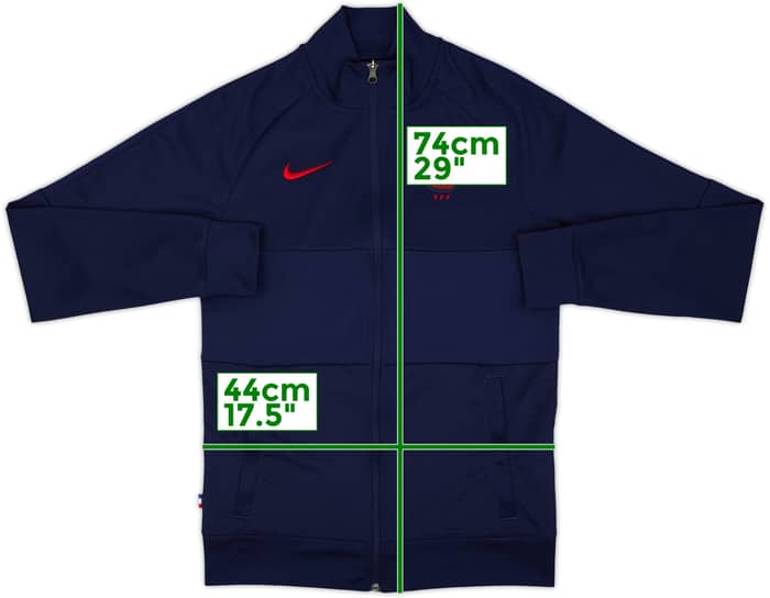2018-19 France Nike Track Jacket - 8/10 - (S)