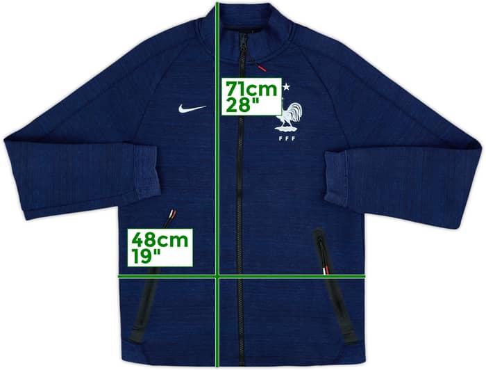2014-15 Francia Nike Chaqueta de entrenamiento - 9/10 - (S)