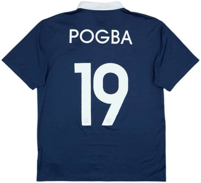 2014-15 France Home Shirt Pogba #19 - 9/10 - (M)