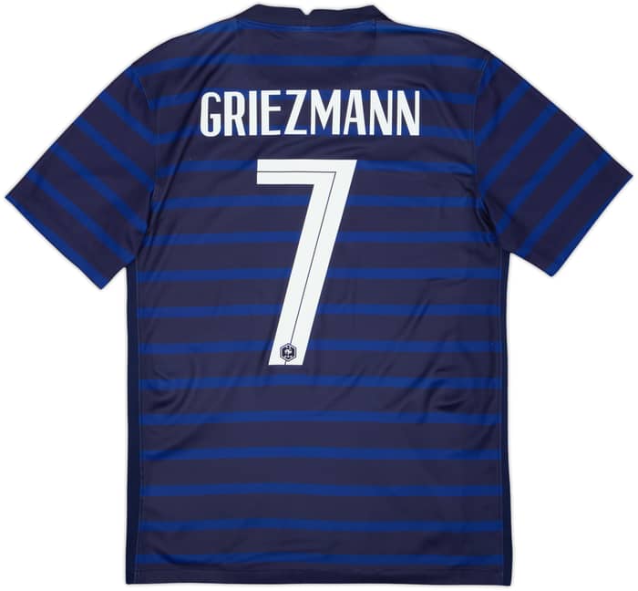 2020-21 France Home Shirt Griezmann #7 - 9/10 - (S)