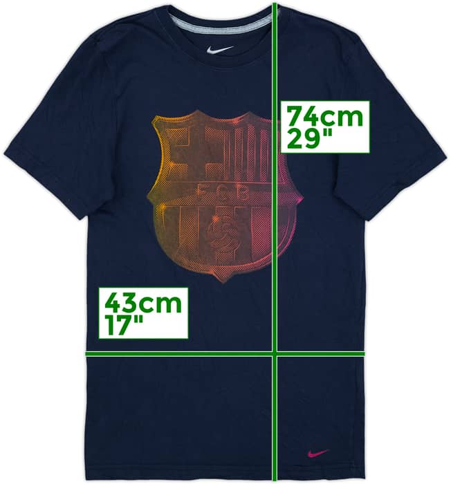 2010-11 Barcelona Nike Cotton Tee - 8/10 - (S)