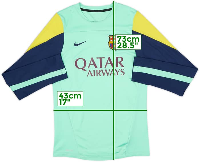 2013-14 Barcelona Nike Training L/S Shirt - 5/10 - (S)